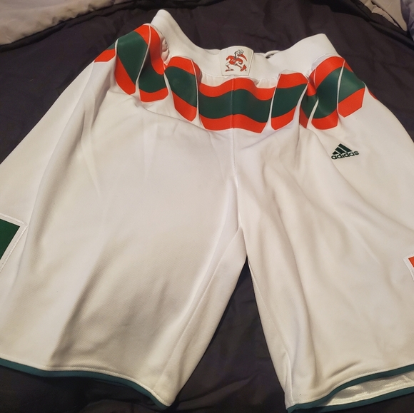 miami hurricanes adidas shorts